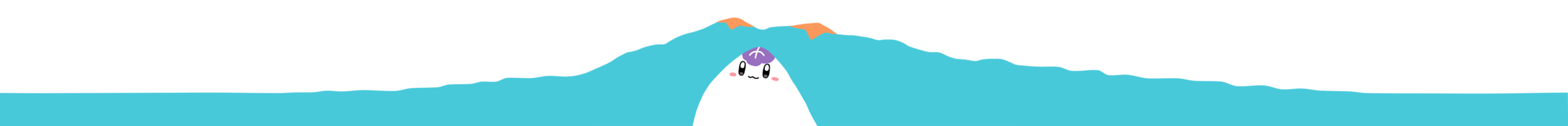 筑波山から顔を出すそぽたん
